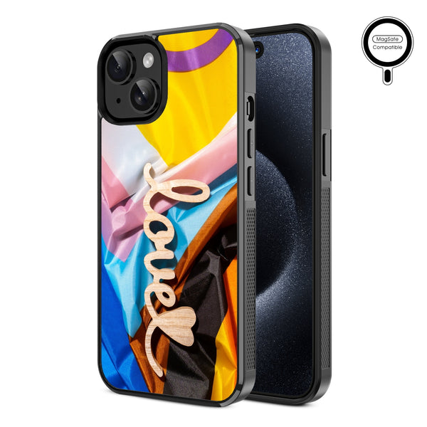 MyBat Design Lab Series MagSafe Case for Apple iPhone 17e / 16e / 14 / 13 - Love is Love - MIP13CSLESMSM037-2.jpg
