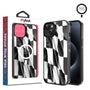 MyBat Design Lab Series MagSafe Case for Apple iPhone 17e / 16e / 14 / 13 - Racing Flag