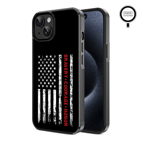 MyBat Design Lab Series MagSafe Case for Apple iPhone 17e / 16e / 14 / 13 - Firefighter Flag - MIP13CSLESMSM041-2.jpg