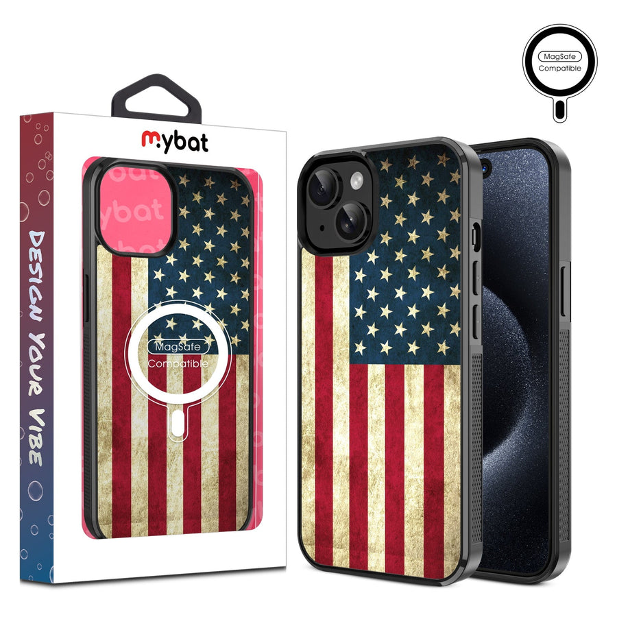 MyBat Design Lab Series MagSafe Case for Apple iPhone 17e / 16e / 14 / 13 - American Flag