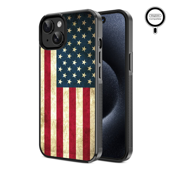 MyBat Design Lab Series MagSafe Case for Apple iPhone 17e / 16e / 14 / 13 - American Flag - MIP13CSLESMSM043-2.jpg