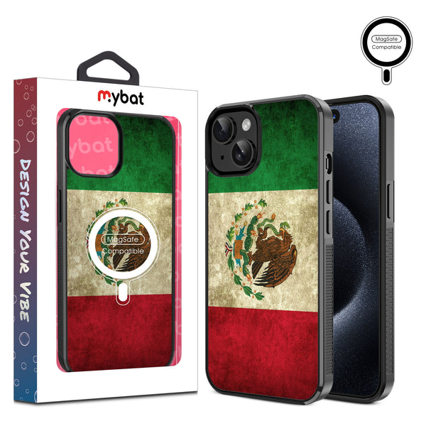 MyBat Design Lab Series MagSafe Case for Apple iPhone 17e / 16e / 14 / 13 - Mexican Flag - MIP13CSLESMSM046-1.jpg