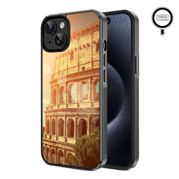 MyBat Design Lab Series MagSafe Case for Apple iPhone 17e / 16e / 14 / 13 - Roman Colosseum - MIP13CSLESMSM049-2.jpg