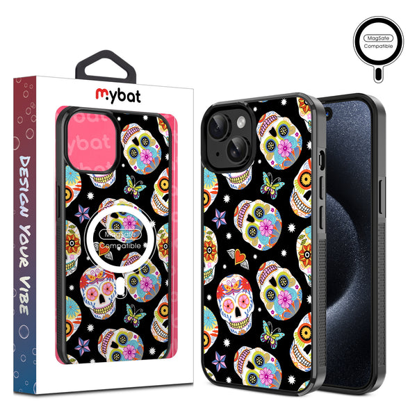 MyBat Design Lab Series MagSafe Case for Apple iPhone 17e / 16e / 14 / 13 - Day of the Dead - MIP13CSLESMSM056-1.jpg