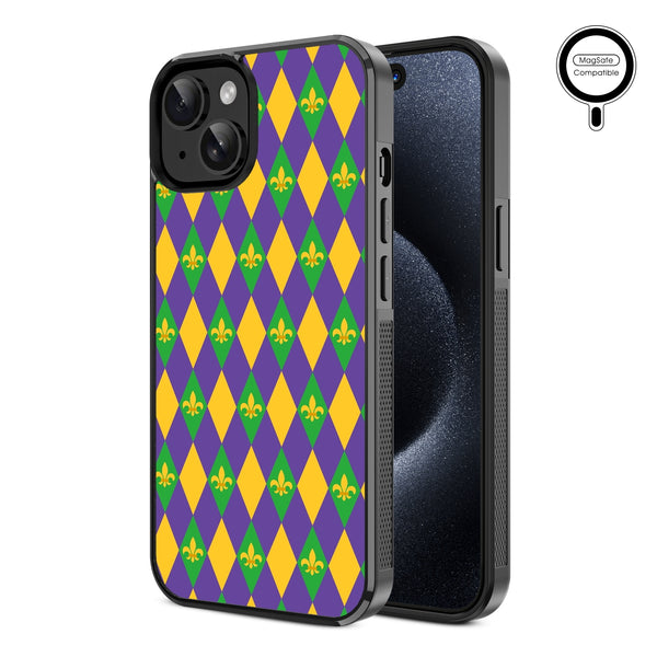 MyBat Design Lab Series MagSafe Case for Apple iPhone 17e / 16e / 14 / 13 - Mardi Gras - MIP13CSLESMSM057-2.jpg