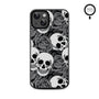 MyBat Design Lab Series MagSafe Case for Apple iPhone 17e / 16e / 14 / 13 - Skull Garden