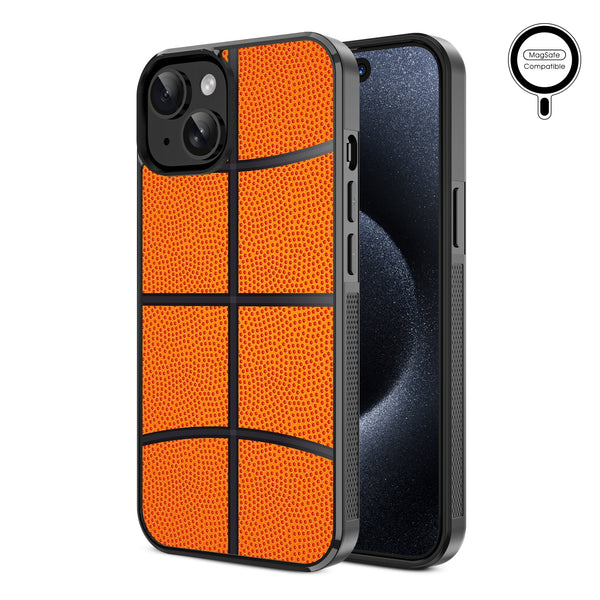 MyBat Design Lab Series MagSafe Case for Apple iPhone 17e / 16e / 14 / 13 - Basketball - MIP13CSLESMSM087-2.jpg