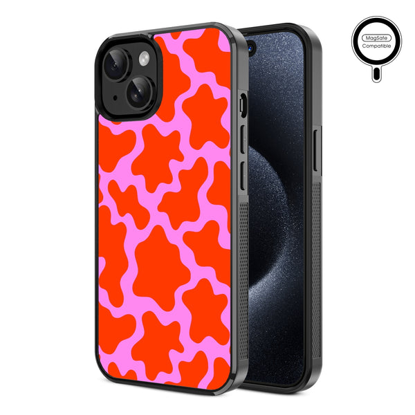 MyBat Design Lab Series MagSafe Case for Apple iPhone 17e / 16e / 14 / 13 - Pink Retro Splashes - MIP13CSLESMSM094-2.jpg