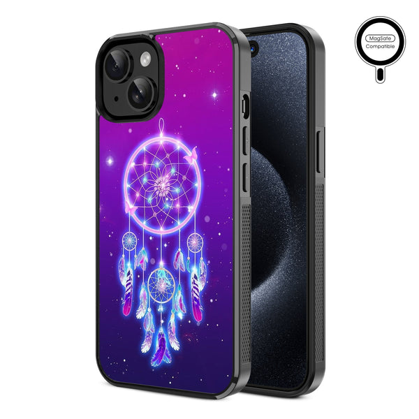 MyBat Design Lab Series MagSafe Case for Apple iPhone 17e / 16e / 14 / 13 - Neon Dreamcatcher - MIP13CSLESMSM114-2.jpg