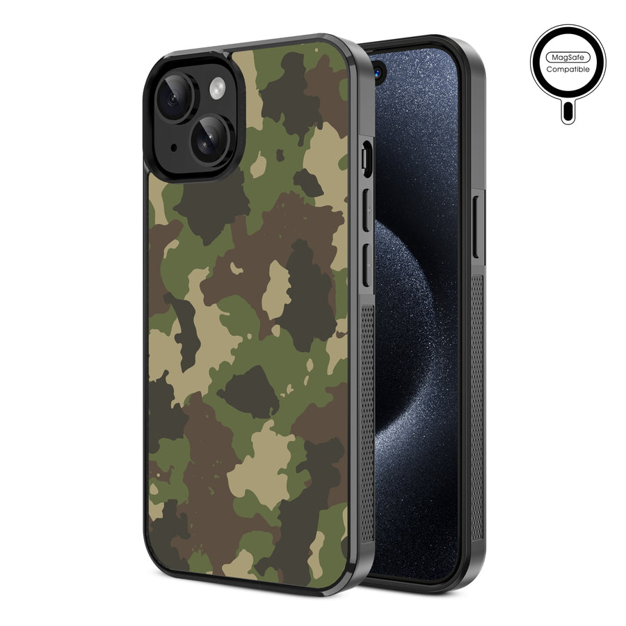 MyBat Design Lab Series MagSafe Case for Apple iPhone 17e / 16e / 14 / 13 - Army Camouflage - MIP13CSLESMSM120-2.jpg
