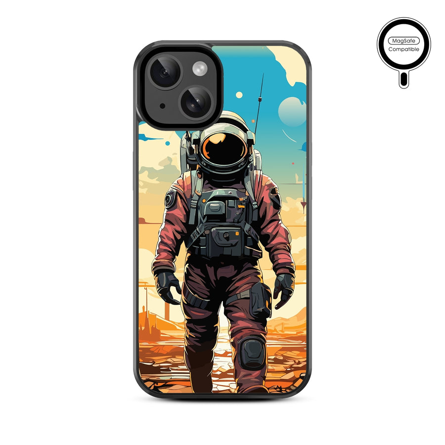 MyBat Design Lab Series MagSafe Case for Apple iPhone 17e / 16e / 14 / 13 - Cosmonaut - MIP13CSLESMSM129-3.jpg