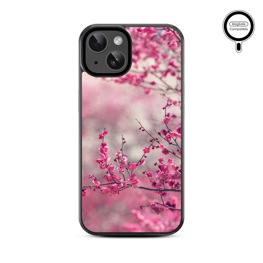 MyBat Design Lab Series MagSafe Case for Apple iPhone 17e / 16e / 14 / 13 - Sakura Blooms - MIP13CSLESMSM132-3.jpg
