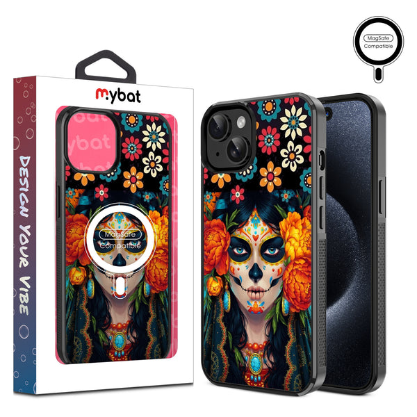 MyBat Design Lab Series MagSafe Case for Apple iPhone 17e / 16e / 14 / 13 - Dia De Los Muertos - MIP13CSLESMSM167-1.jpg