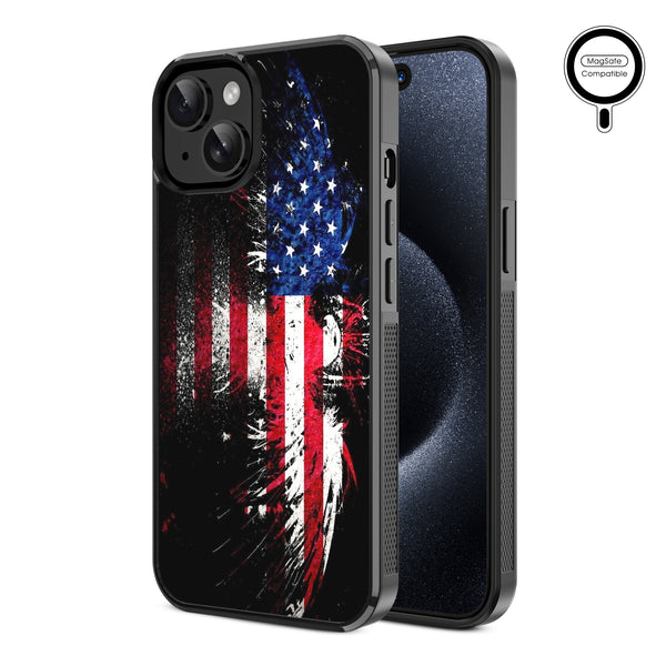 MyBat Design Lab Series MagSafe Case for Apple iPhone 17e / 16e / 14 / 13 - American Eagle - MIP13CSLESMSM169-2.jpg