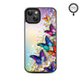 MyBat Design Lab Series MagSafe Case for Apple iPhone 17e / 16e / 14 / 13 - Rainbow Butterflies