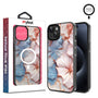 MyBat Design Lab Series MagSafe Case for Apple iPhone 17e / 16e / 14 / 13 - Petal Veins