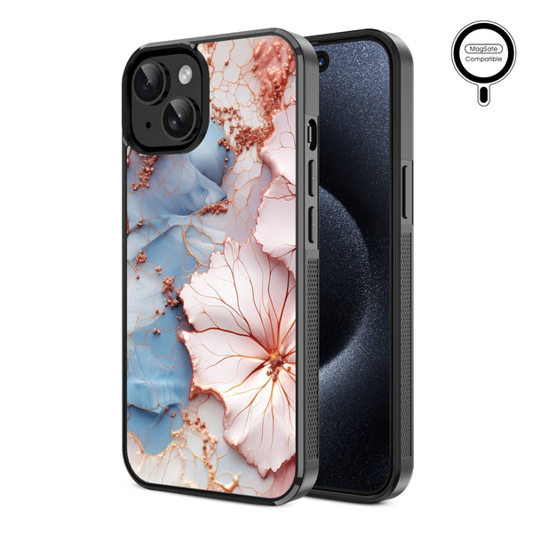 MyBat Design Lab Series MagSafe Case for Apple iPhone 17e / 16e / 14 / 13 - Petal Veins - MIP13CSLESMSM214-2.jpg