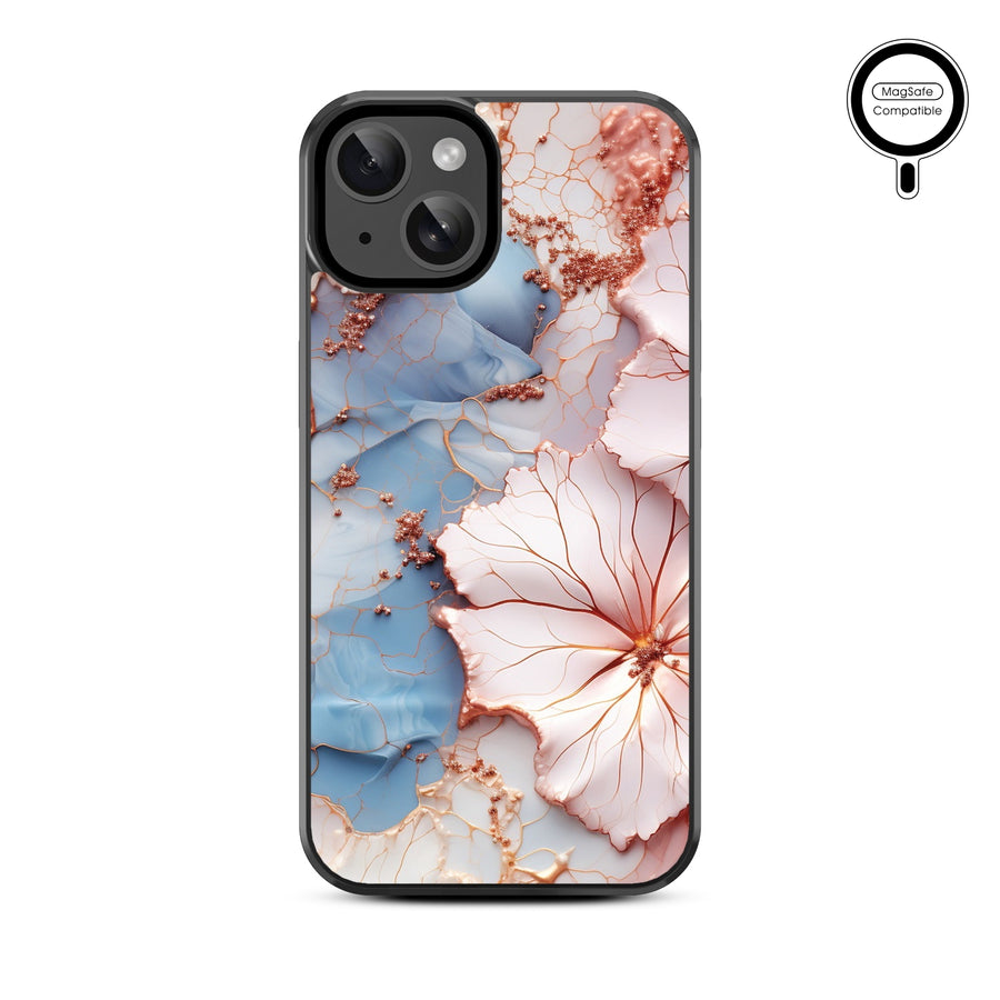 MyBat Design Lab Series MagSafe Case for Apple iPhone 17e / 16e / 14 / 13 - Petal Veins - MIP13CSLESMSM214-3.jpg