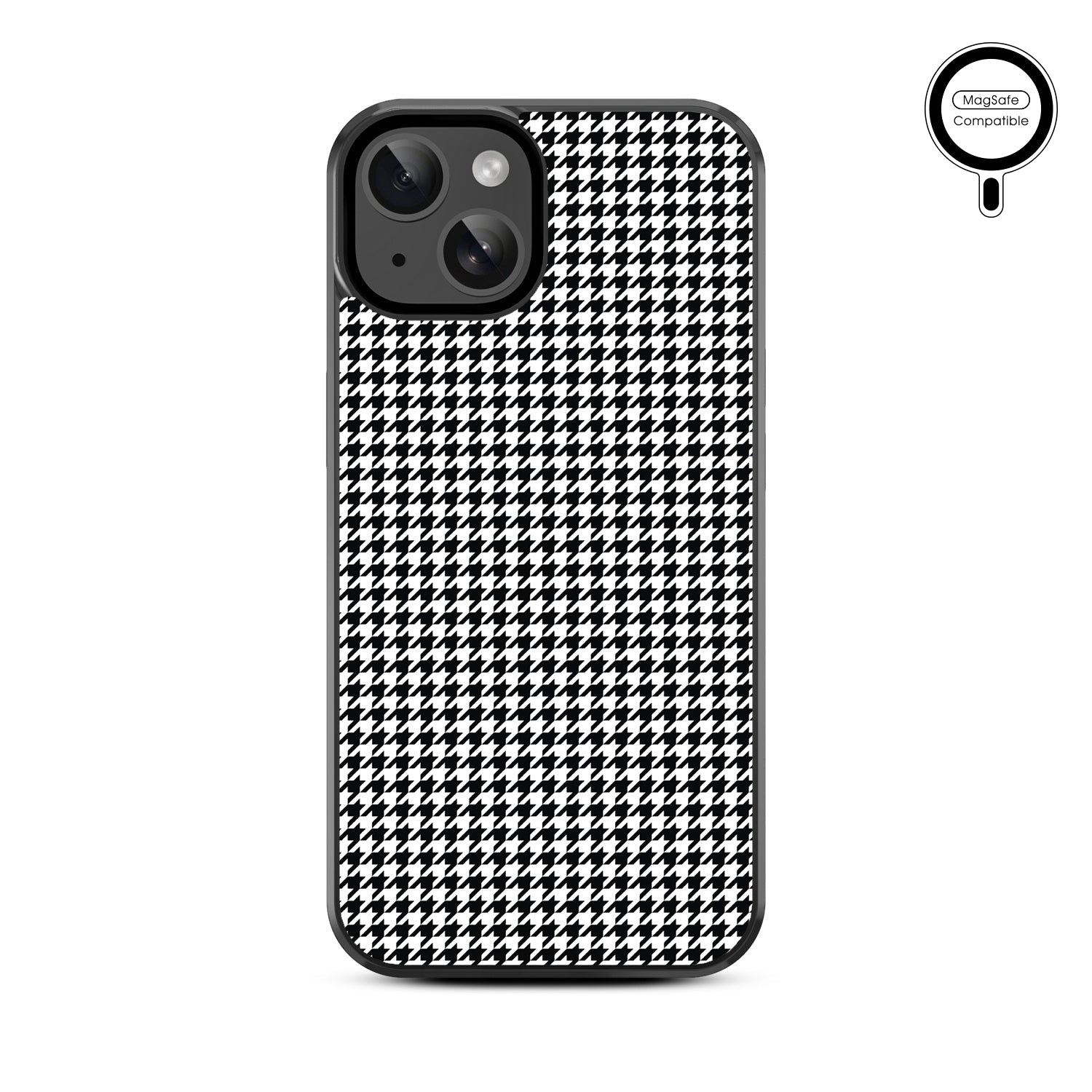 MyBat Design Lab Series MagSafe Case for Apple iPhone 17e / 16e / 14 / 13 - Classic Houndstooth