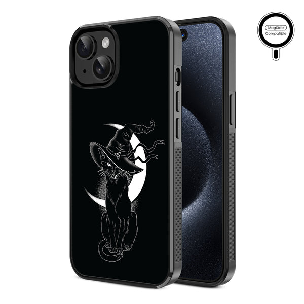 MyBat Design Lab Series MagSafe Case for Apple iPhone 17e / 16e / 14 / 13 - Black Cat Magic - MIP13CSLESMSM223-2.jpg