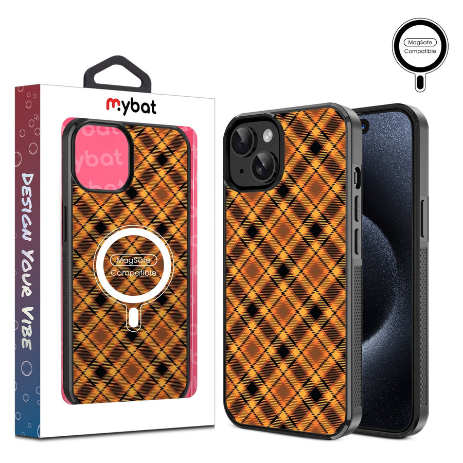 MyBat Design Lab Series MagSafe Case for Apple iPhone 17e / 16e / 14 / 13 - Fall Flannel