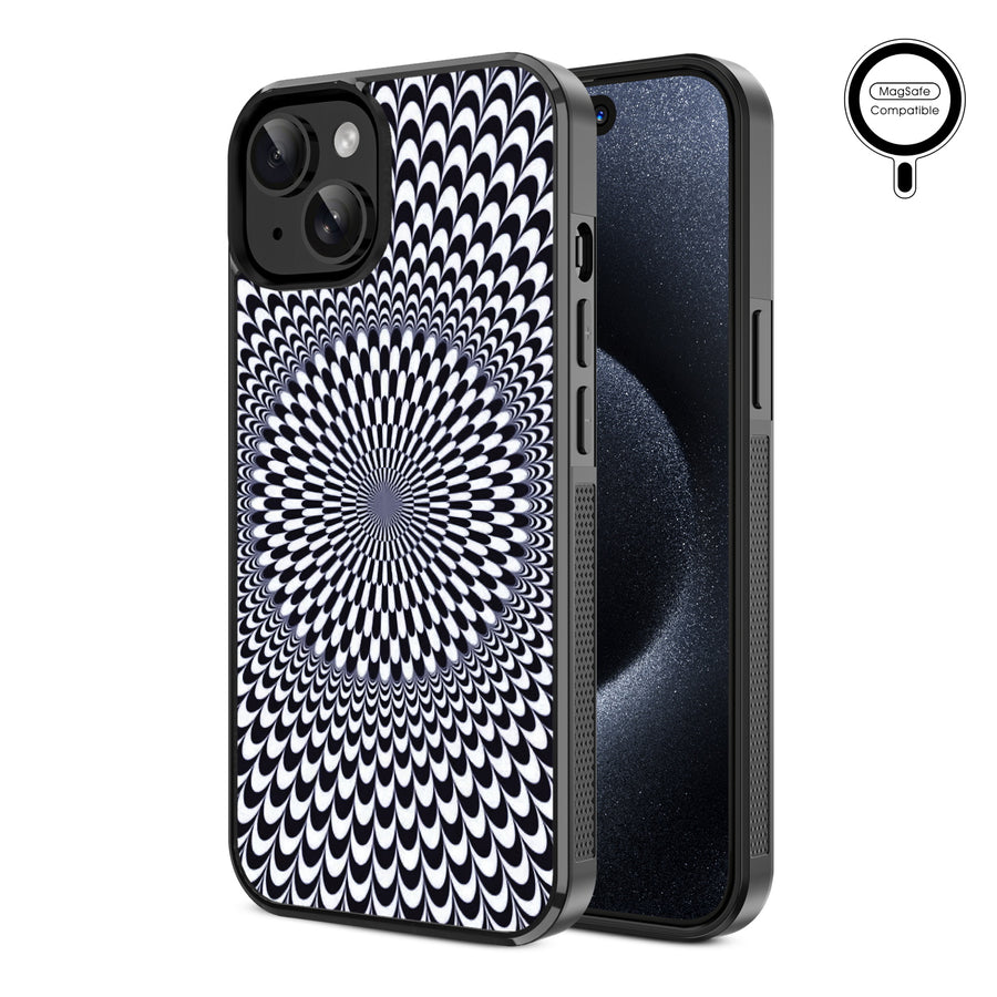 MyBat Design Lab Series MagSafe Case for Apple iPhone 17e / 16e / 14 / 13 - Dizzy Circle - MIP13CSLESMSM265-2.jpg