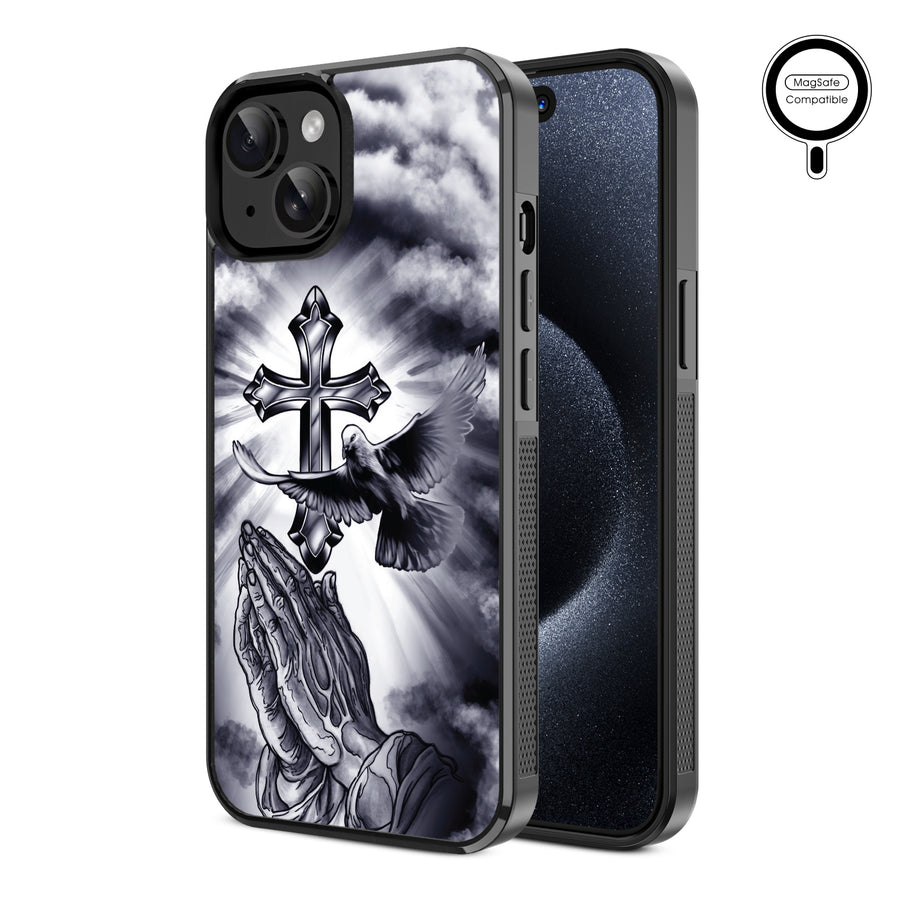 MyBat Design Lab Series MagSafe Case for Apple iPhone 17e / 16e / 14 / 13 - Faithful Prayer - MIP13CSLESMSM268-2.jpg