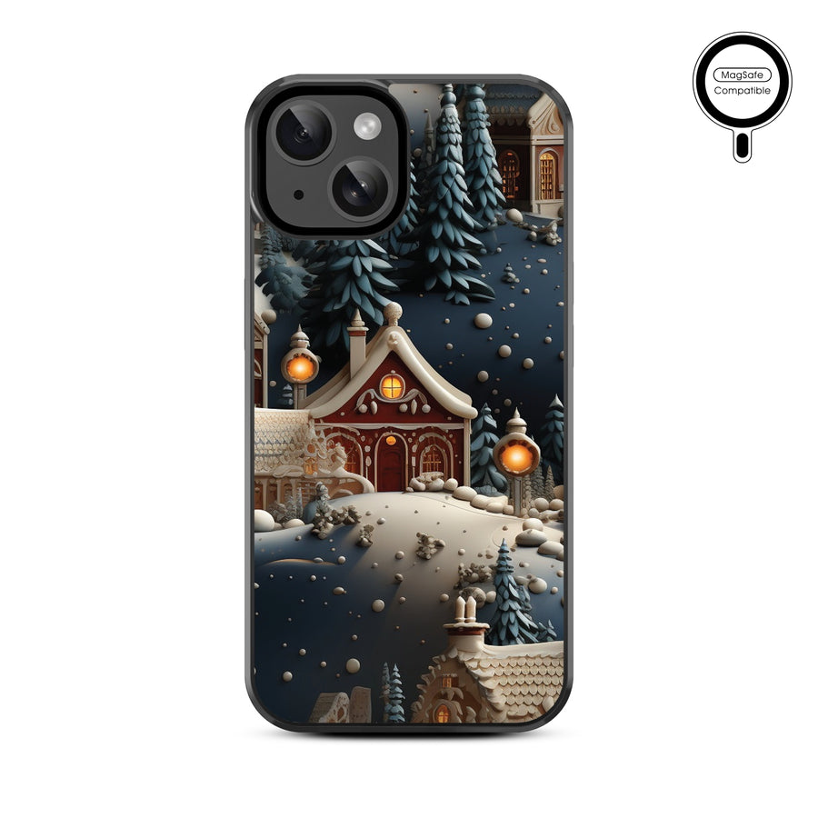 MyBat Design Lab Series MagSafe Case for Apple iPhone 17e / 16e / 14 / 13 - Home for the Holidays - MIP13CSLESMSM270-3.jpg