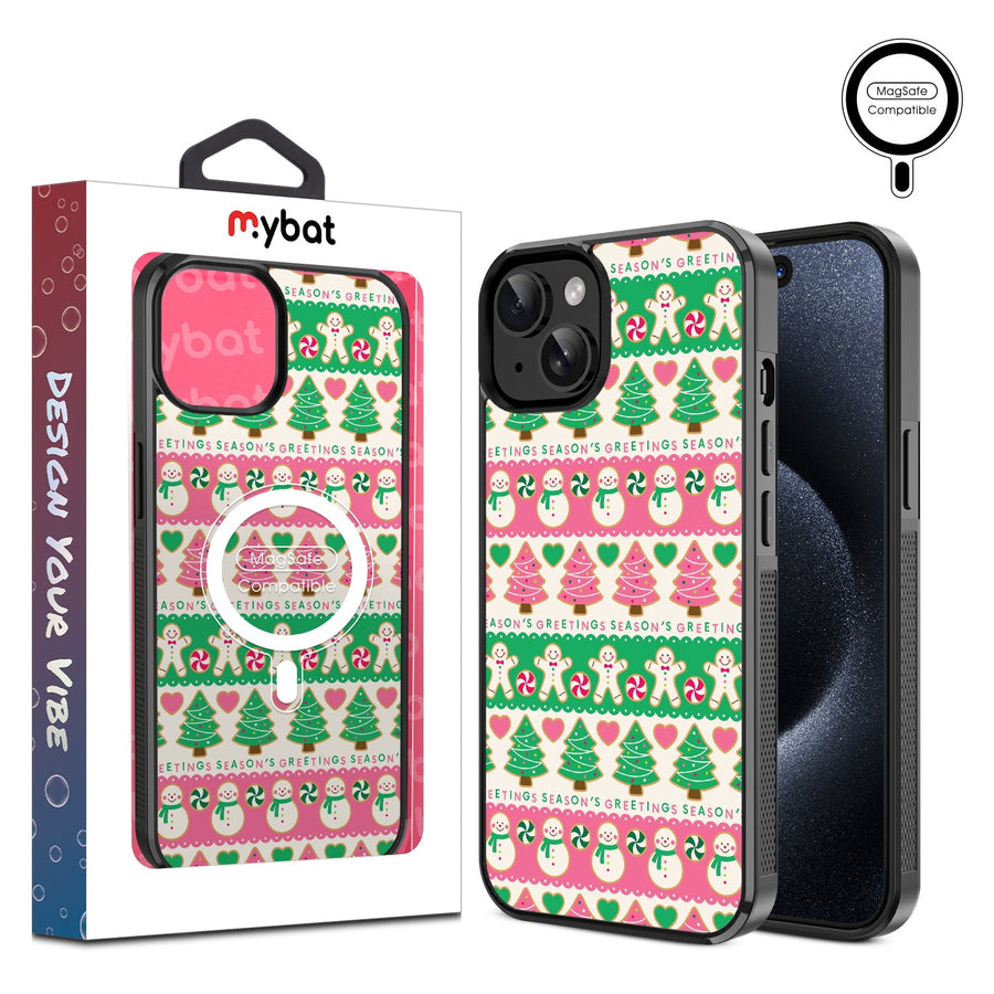 MyBat Design Lab Series MagSafe Case for Apple iPhone 17e / 16e / 14 / 13 - Season's Greeting