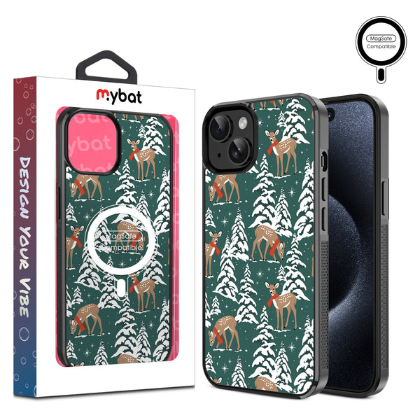 MyBat Design Lab Series MagSafe Case for Apple iPhone 17e / 16e / 14 / 13 - Pine & Prancer - MIP13CSLESMSM287-1.jpg