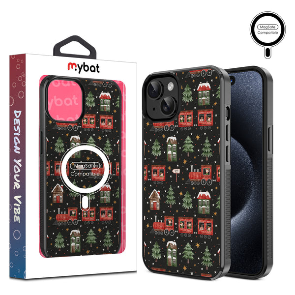 MyBat Design Lab Series MagSafe Case for Apple iPhone 17e / 16e / 14 / 13 - Train Around the Tree - MIP13CSLESMSM295-1.jpg