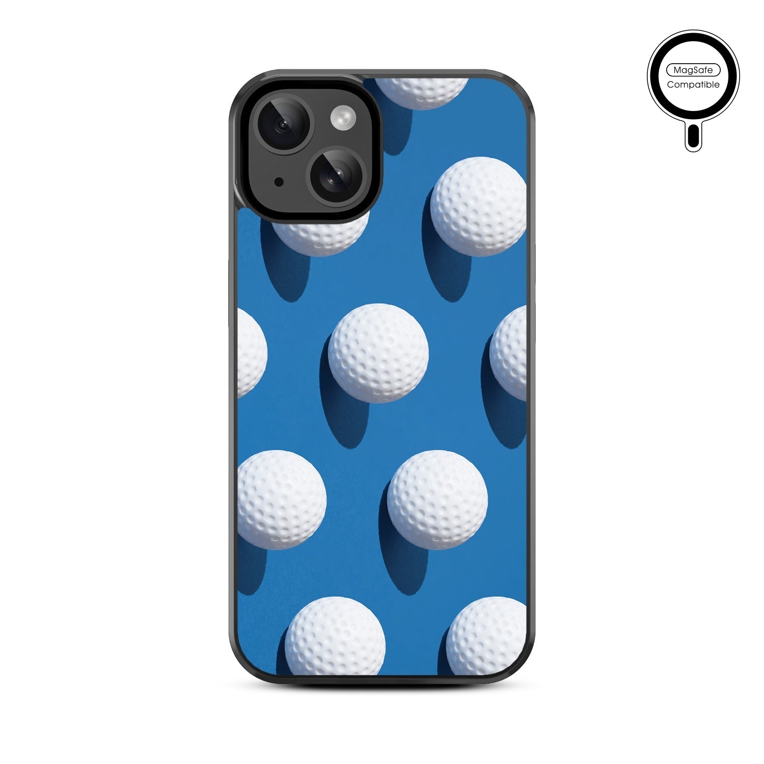 MyBat Design Lab Series MagSafe Case for Apple iPhone 17e / 16e / 14 / 13 - Golf Ball Roll