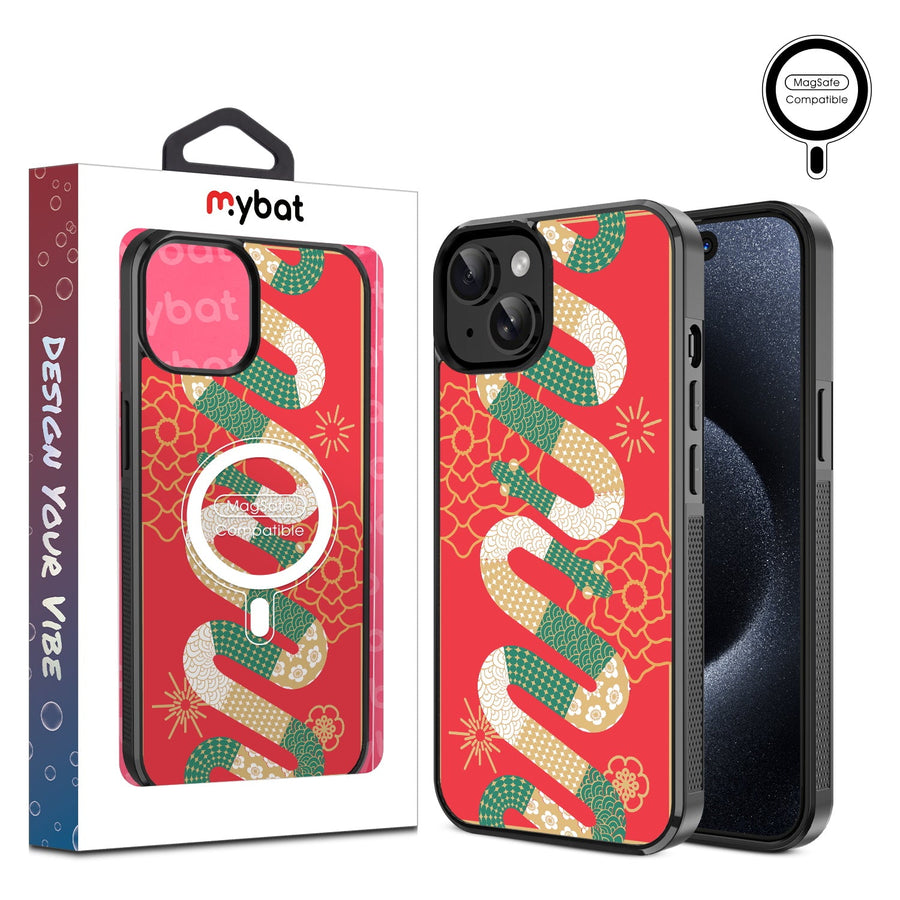 MyBat Design Lab Series MagSafe Case for Apple iPhone 17e / 16e / 14 / 13 - Year of the Snake