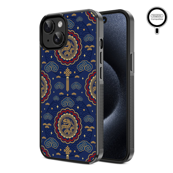MyBat Design Lab Series MagSafe Case for Apple iPhone 17e / 16e / 14 / 13 - Wisdom of the Snake - MIP13CSLESMSM318-2.jpg