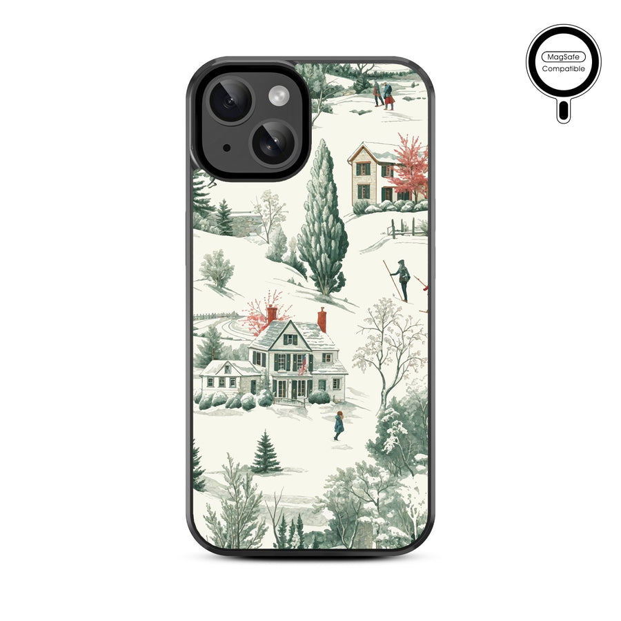 MyBat Design Lab Series MagSafe Case for Apple iPhone 17e / 16e / 14 / 13 - Ski Lodge