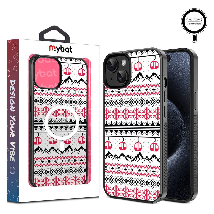 MyBat Design Lab Series MagSafe Case for Apple iPhone 17e / 16e / 14 / 13 - Aprés Ski