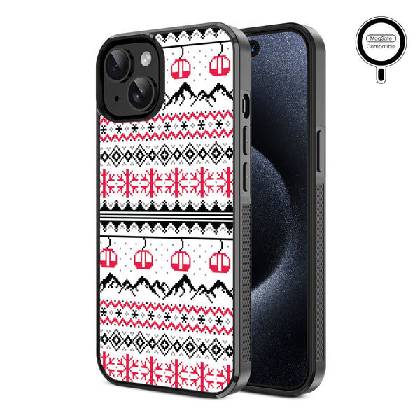 MyBat Design Lab Series MagSafe Case for Apple iPhone 17e / 16e / 14 / 13 - Aprés Ski - MIP13CSLESMSM321-2.jpg