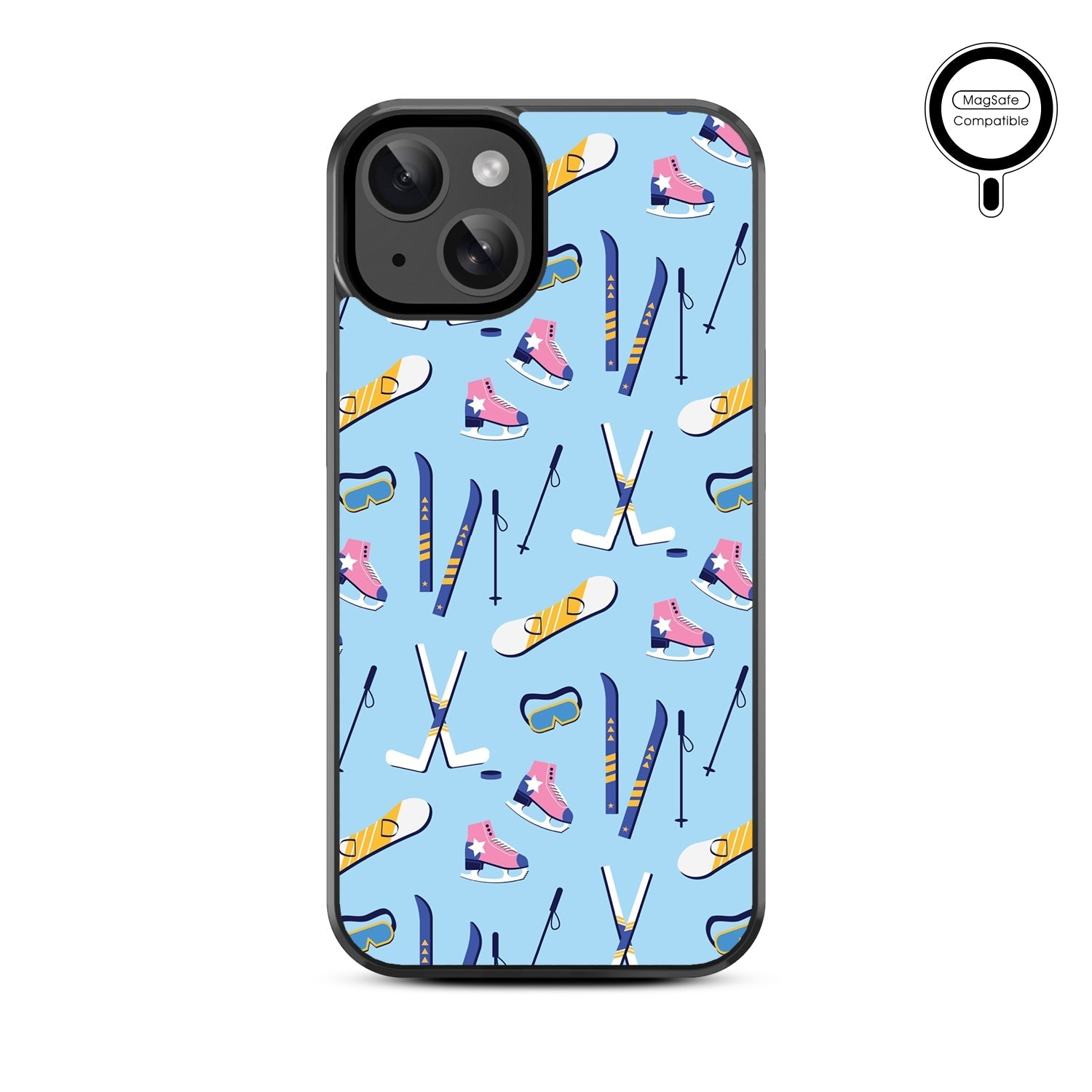 MyBat Design Lab Series MagSafe Case for Apple iPhone 17e / 16e / 14 / 13 - Winter Games