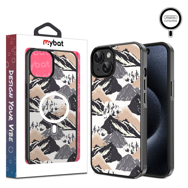 MyBat Design Lab Series MagSafe Case for Apple iPhone 17e / 16e / 14 / 13 - Rocky Peaks - MIP13CSLESMSM323-1.jpg