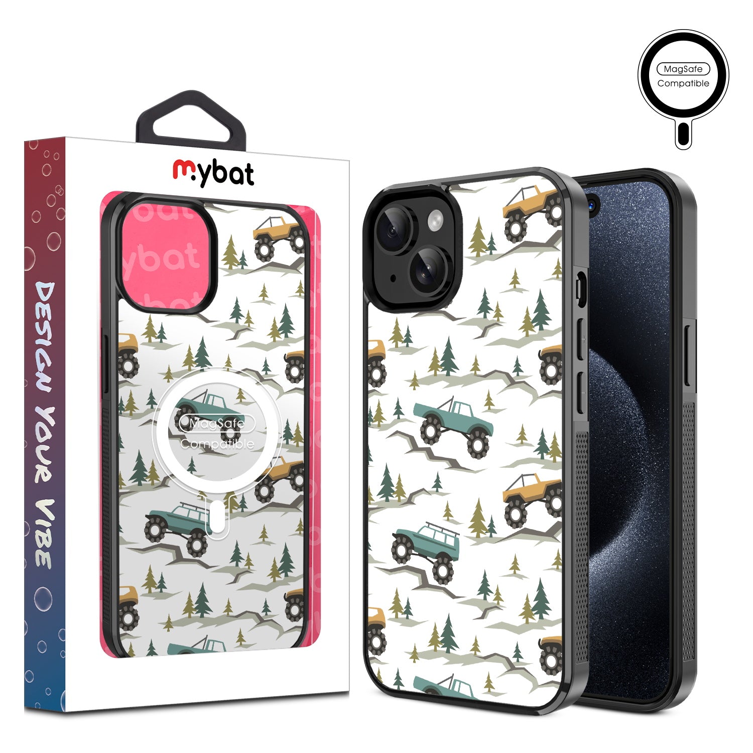 MyBat Design Lab Series MagSafe Case for Apple iPhone 17e / 16e / 14 / 13 - All Terrain