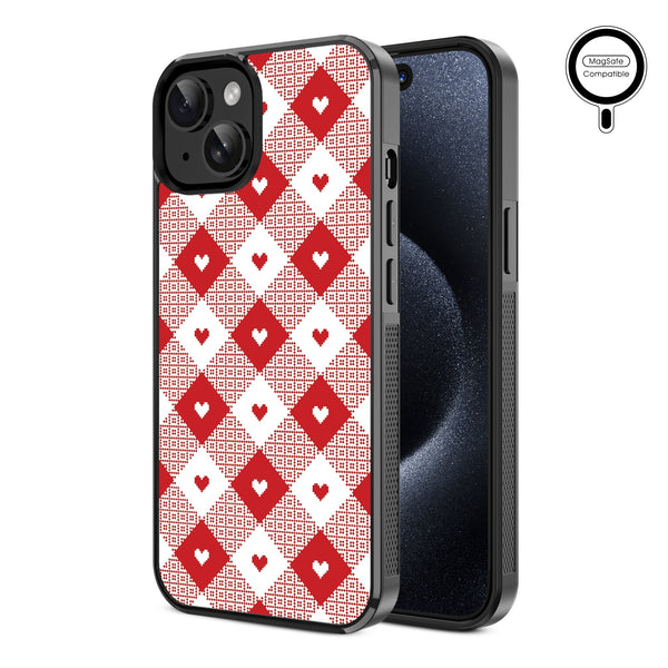 MyBat Design Lab Series MagSafe Case for Apple iPhone 17e / 16e / 14 / 13 - Knit With Love - MIP13CSLESMSM330-2.jpg