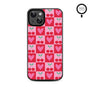 MyBat Design Lab Series MagSafe Case for Apple iPhone 17e / 16e / 14 / 13 - Cherry Hearts
