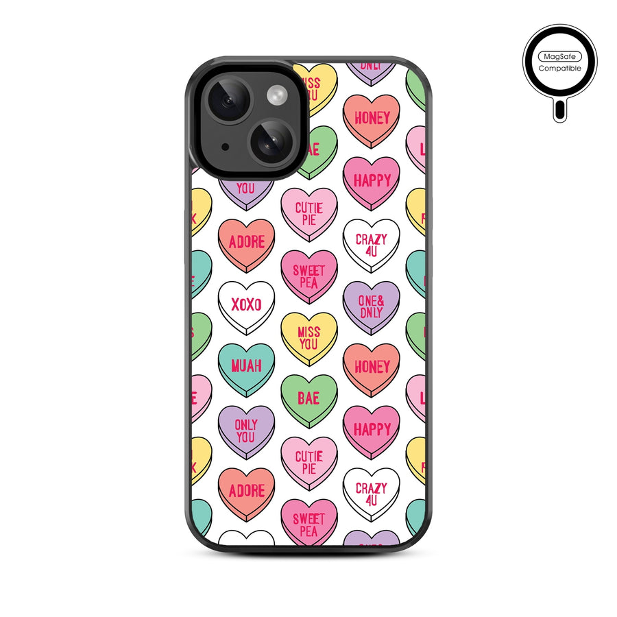 MyBat Design Lab Series MagSafe Case for Apple iPhone 17e / 16e / 14 / 13 - Sweet Hearts - MIP13CSLESMSM337-3.jpg