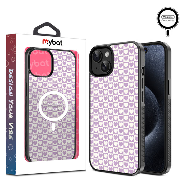 MyBat Design Lab Series MagSafe Case for Apple iPhone 17e / 16e / 14 / 13 - Heart Grid - MIP13CSLESMSM339-1.jpg