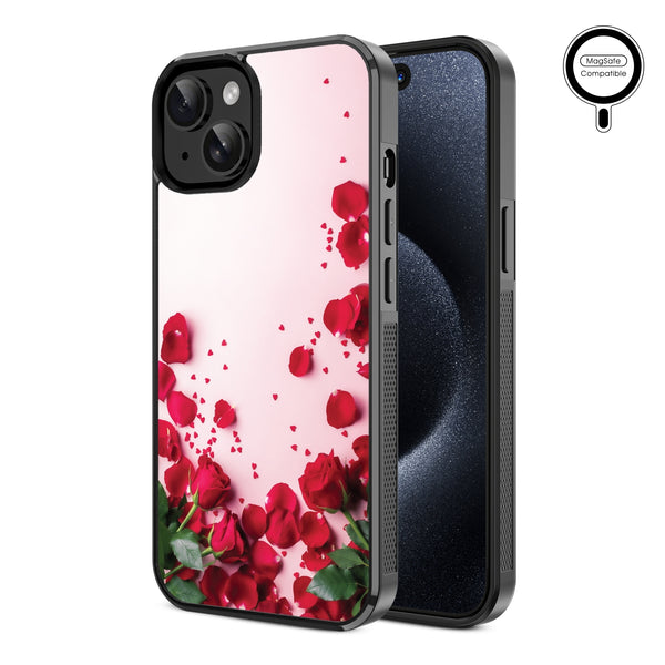 MyBat Design Lab Series MagSafe Case for Apple iPhone 17e / 16e / 14 / 13 - Rose Petals - MIP13CSLESMSM342-2.jpg