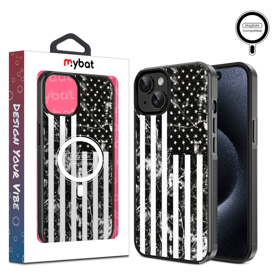 MyBat Design Lab Series MagSafe Case for Apple iPhone 17e / 16e / 14 / 13 - Distress US Flag - MIP13CSLESMSM344-1.jpg