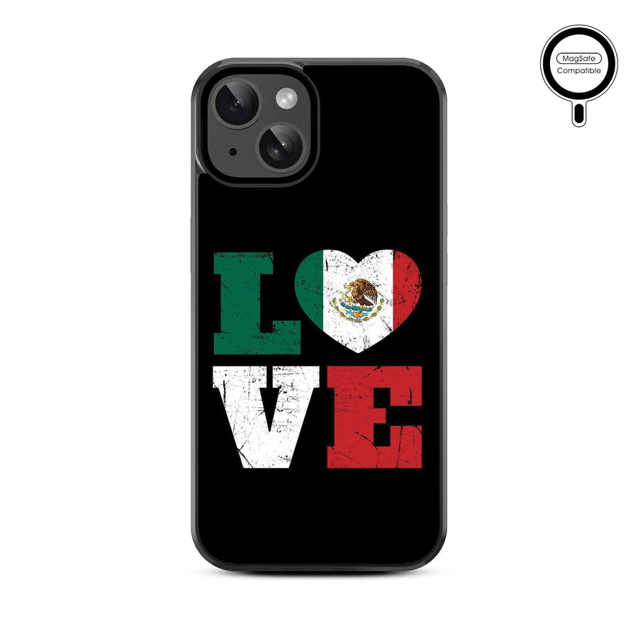 MyBat Design Lab Series MagSafe Case for Apple iPhone 17e / 16e / 14 / 13 - Love 4 Mexico