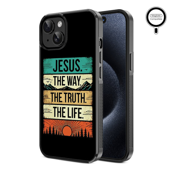 MyBat Design Lab Series MagSafe Case for Apple iPhone 17e / 16e / 14 / 13 - Jesus - MIP13CSLESMSM351-2.jpg