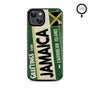 MyBat Design Lab Series MagSafe Case for Apple iPhone 17e / 16e / 14 / 13 - Jamaica License Plate - MIP13CSLESMSM366-3.jpg
