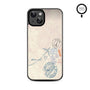 MyBat Design Lab Series MagSafe Case for Apple iPhone 17e / 16e / 14 / 13 - Passport Stamps - MIP13CSLESMSM371-3.jpg